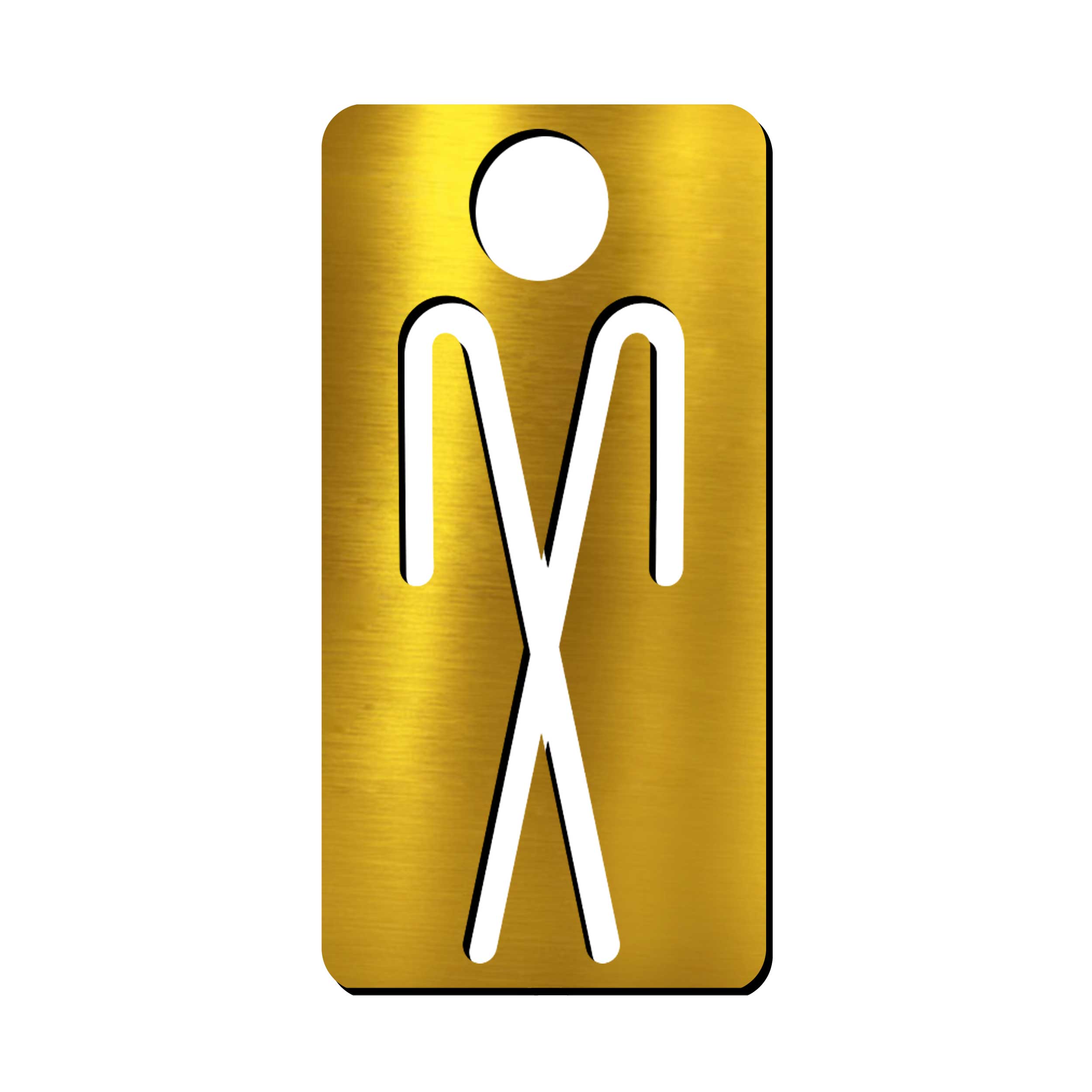 تابلو راهنما آژنگ طرح علامت سرویس بهداشتی مردانه کد -I-M-W  050