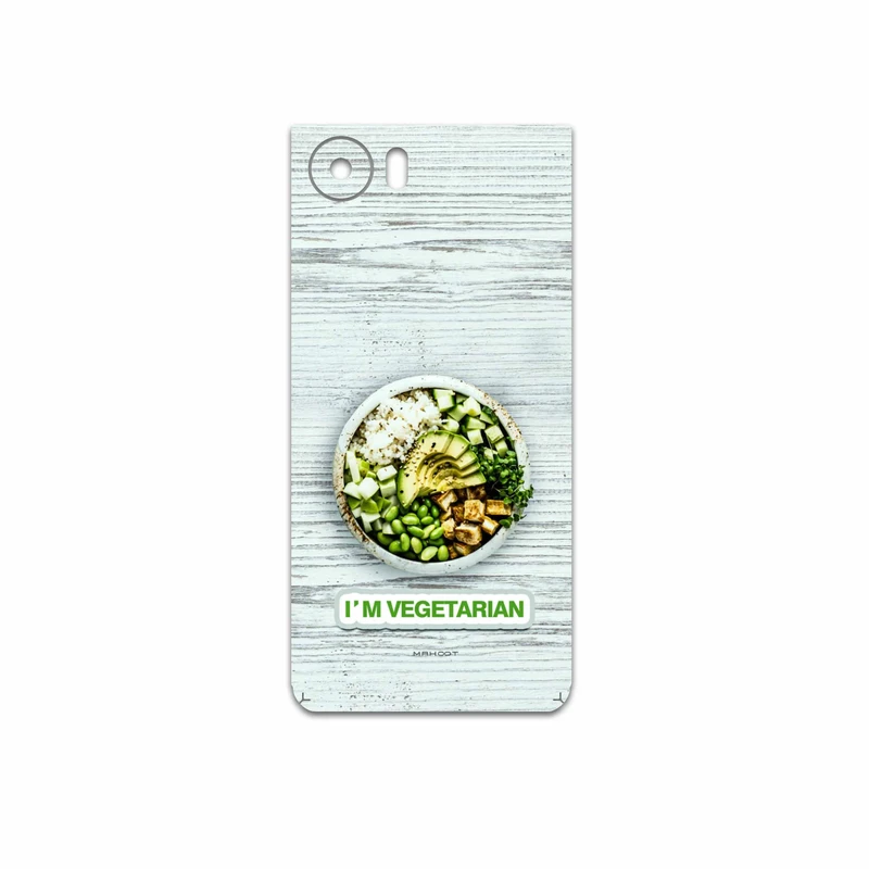 برچسب پوششی ماهوت مدل Im-vegetarian مناسب برای گوشی موبایل بلک بری KEYONE