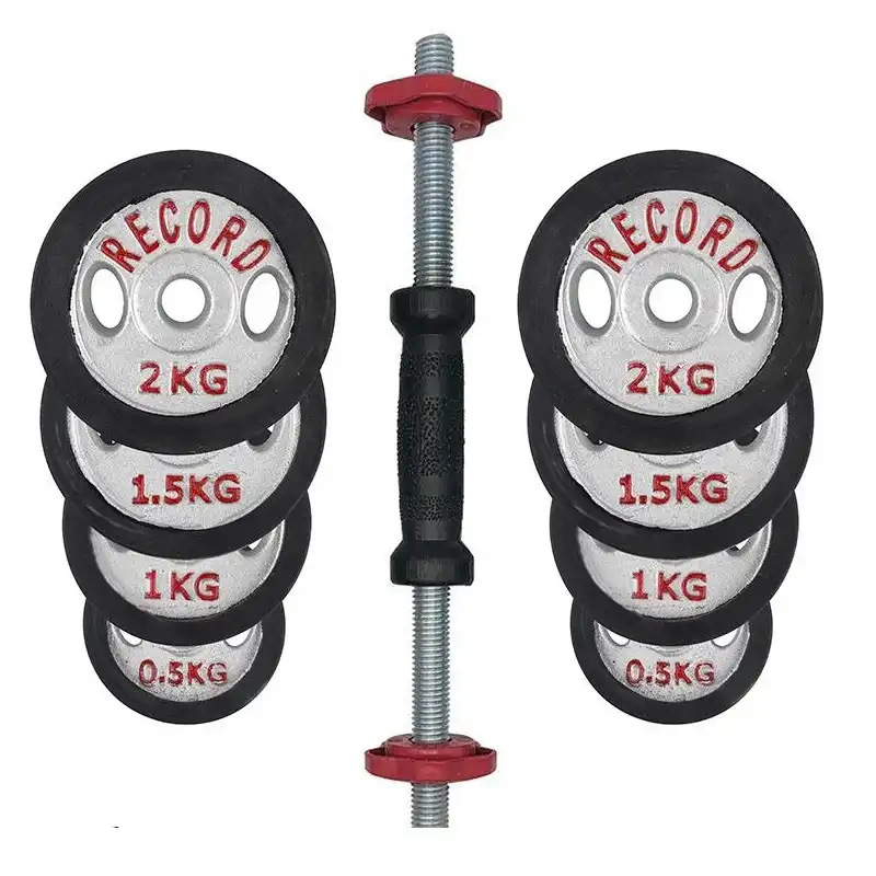 دمبل رکورد مدل 001 وزن 10 کیلوگرم