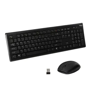 کیبورد و ماوس بی سیم هترون مدل HKCW130 با حروف فارسی