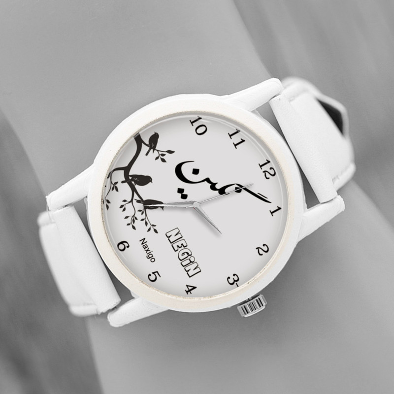 ساعت مچی عقربه ای زنانه ناکسیگو طرح نگین کد LF3415