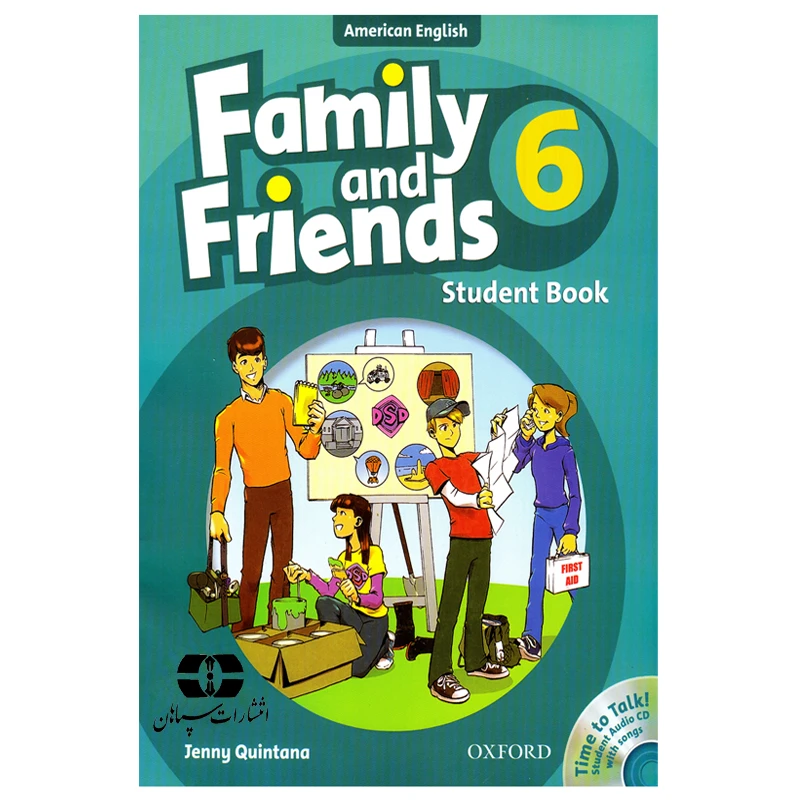 کتاب Family And Friends 6 اثر Jenny Quintana انتشارات سپاهان