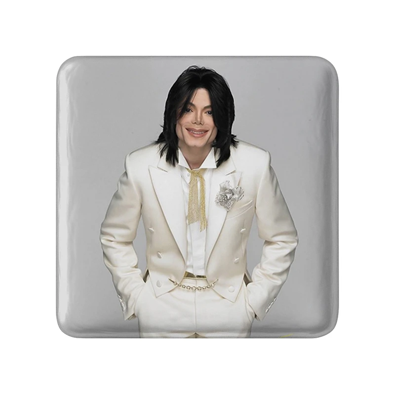 مگنت خندالو طرح مایکل جکسون Michael Jackson  مدل مربعی کد 19241