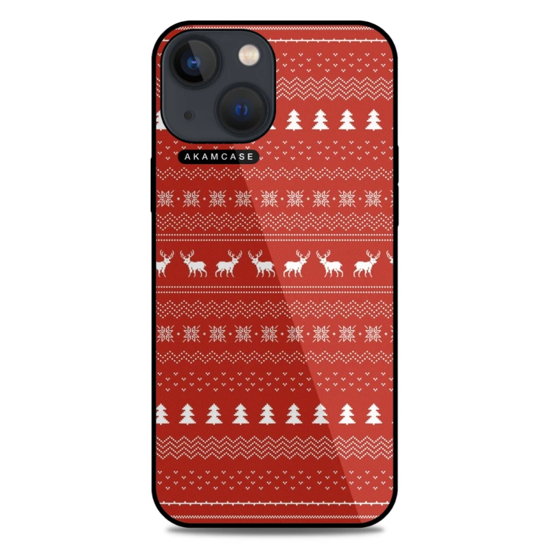 کاور آکام مدل AMC-WA13M-CHRISTMAS-14 مناسب برای گوشی موبایل اپل iPhone 13 Mini
