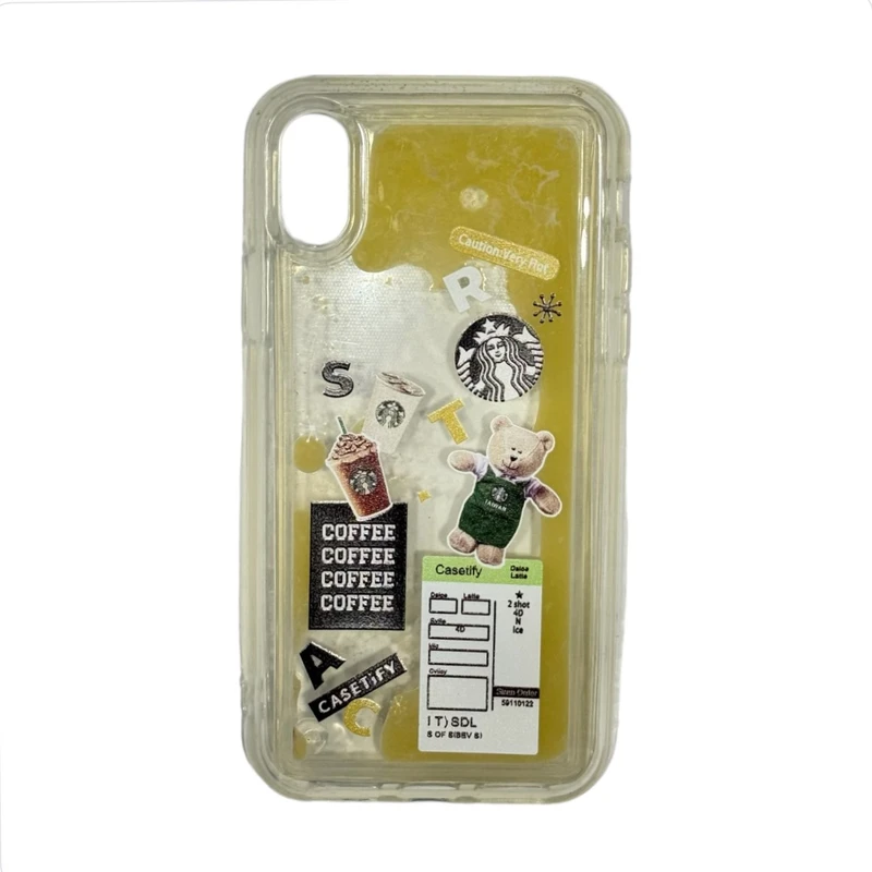 کاور طرح آکواریومی مدل خرس مناسب برای گوشی موبایل اپل IPHONE X / XS 