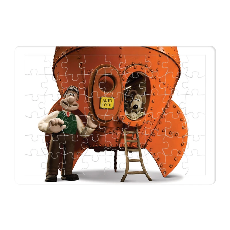 پازل 54 تکه هومرو مدل PL799 طرح انیمیشن والاس و گرومیت