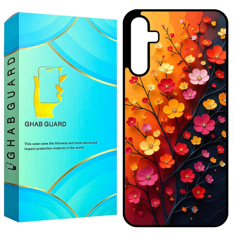 کاور قاب گارد طرح گل مدل GCHPA35 مناسب برای گوشی موبایل سامسونگ Galaxy A35 5G
