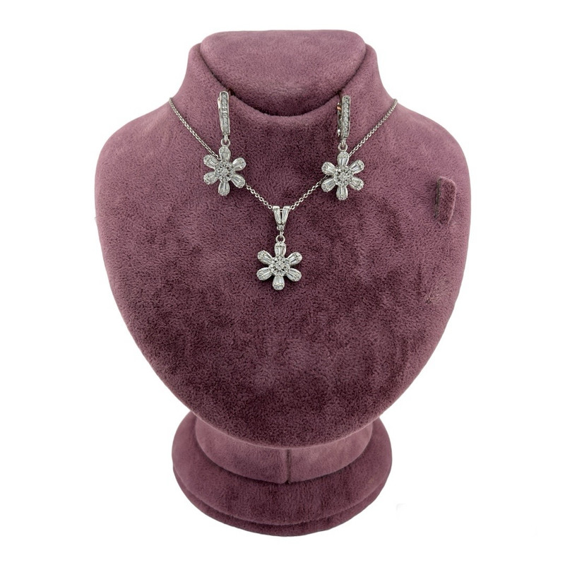 نیم ست نقره زنانه مدل ونوس