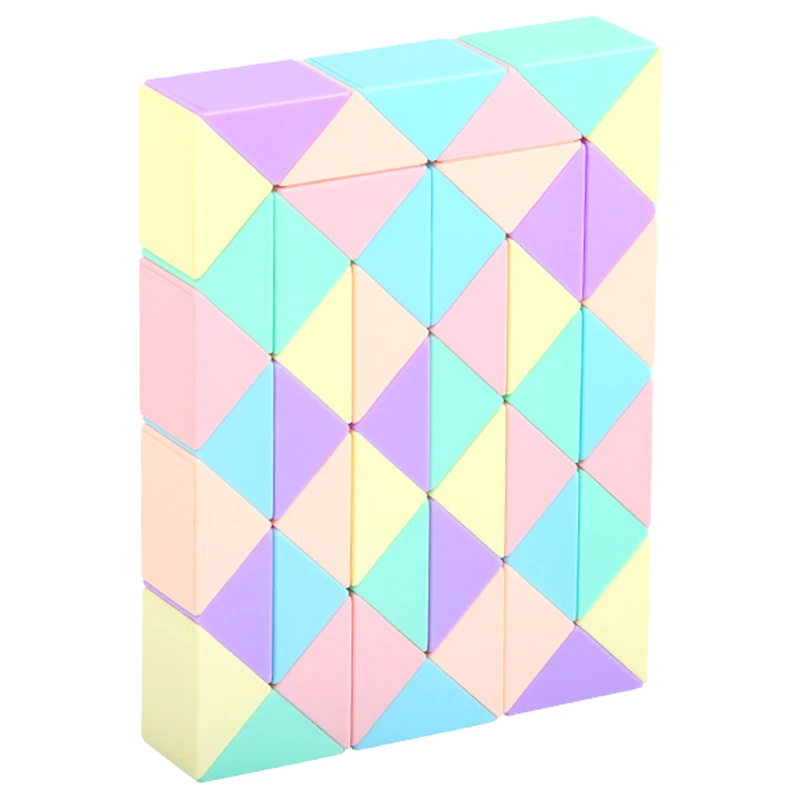 مکعب روبیک مدل ماری 48 مویو ماکارون طرح پاستلی