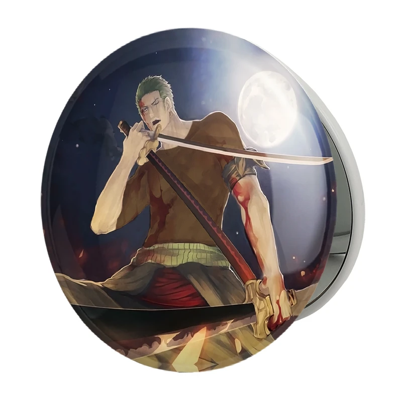 آینه جیبی خندالو طرح زورو انیمه وان پیس One Piece مدل تاشو کد 17227 