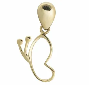 آویز گردنبند طلا 18 عیار زنانه الن نار مدل ELMM0588