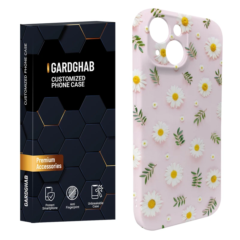 کاور گاردقاب مدل برگ مناسب برای گوشی موبایل اپل iPhone15