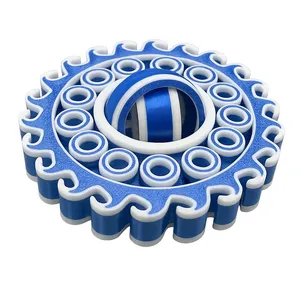 اسپینر طرح سه بعدی دو رنگ مدل ژیروسکوب