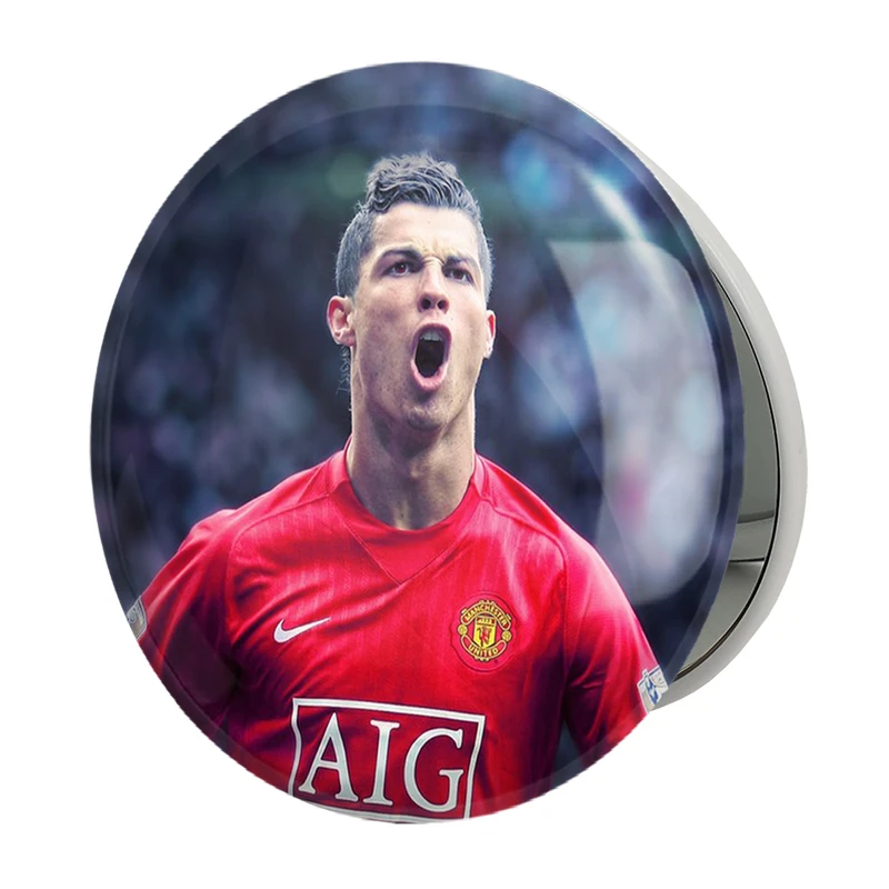 آینه جیبی خندالو طرح کریستیانو رونالدو مدل تاشو کد 13929 