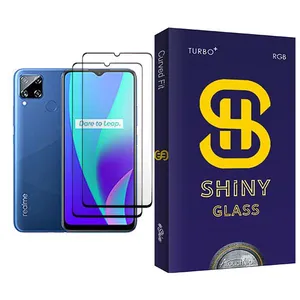 Atouchbo Shiny Glass MIX002 Screen Protector For Realme C15 Pack Of 2