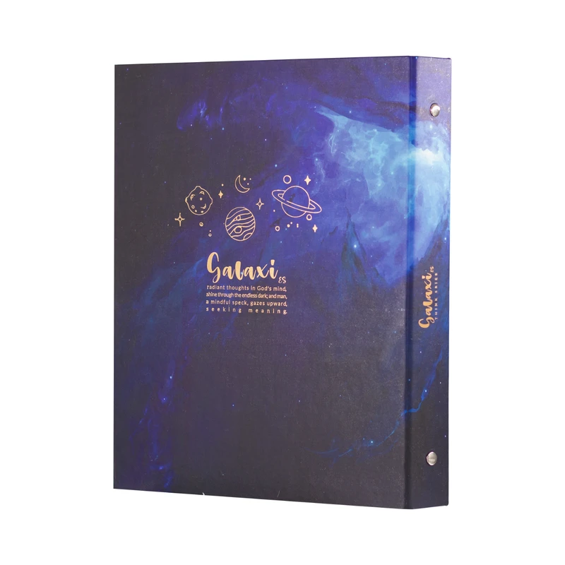 دفتر کلاسوری 100 برگ مدل کهکشانی کد KT26-03