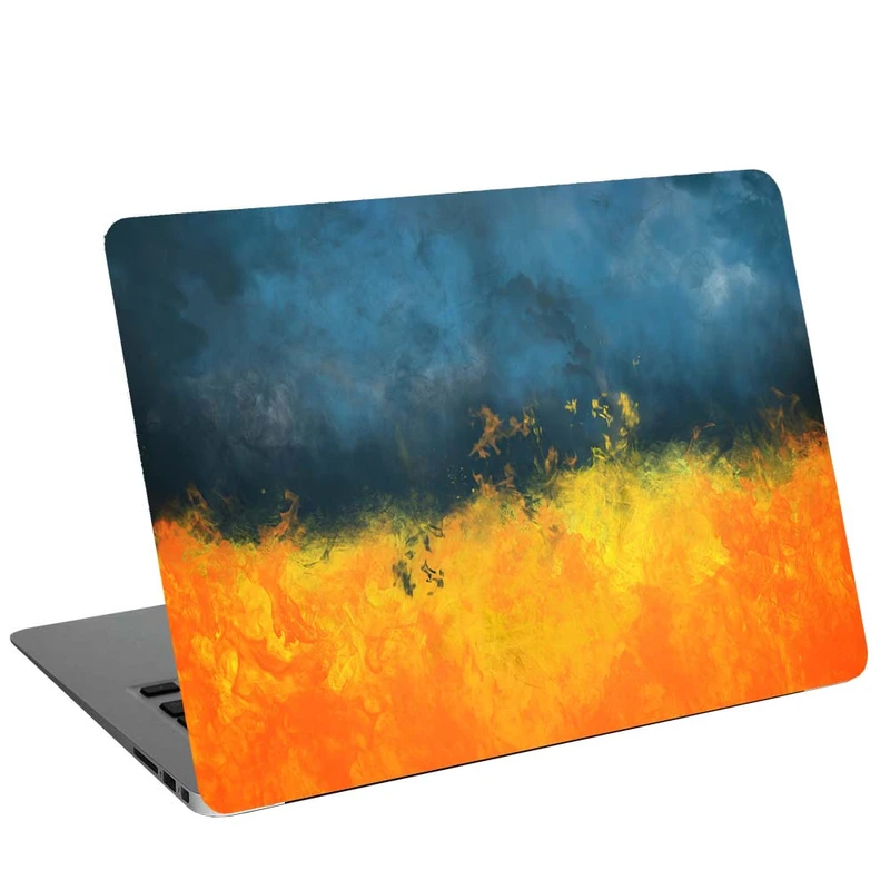 استیکر لپ تاپ طرح smoke-fire-painting کد G-1120 مناسب برای لپ تاپ 15.6 اینچ 