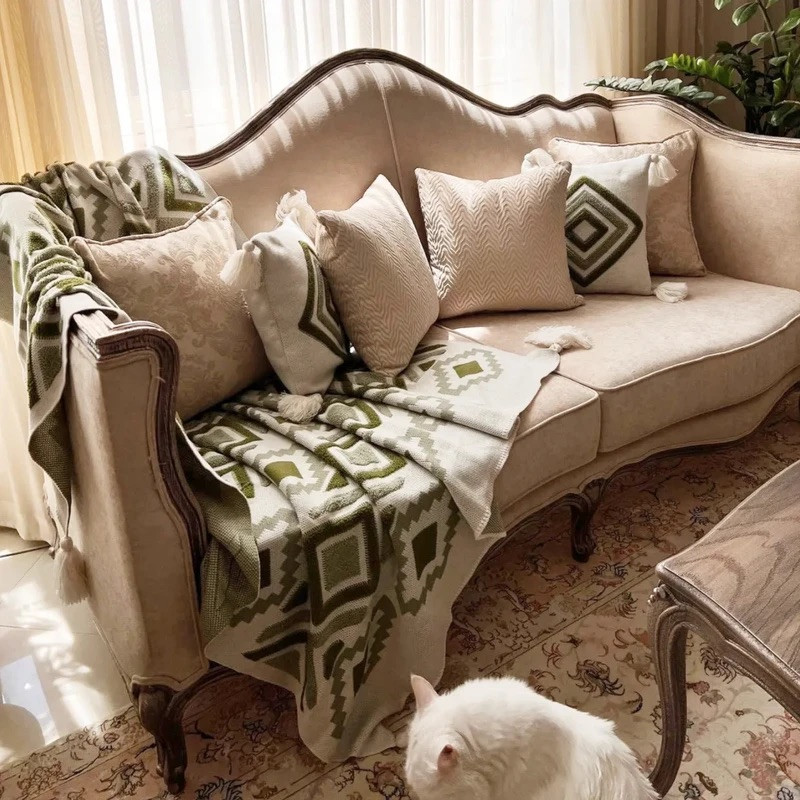 شال مبل مدل پانچ دوزی سایز 160x200 سانتی متر