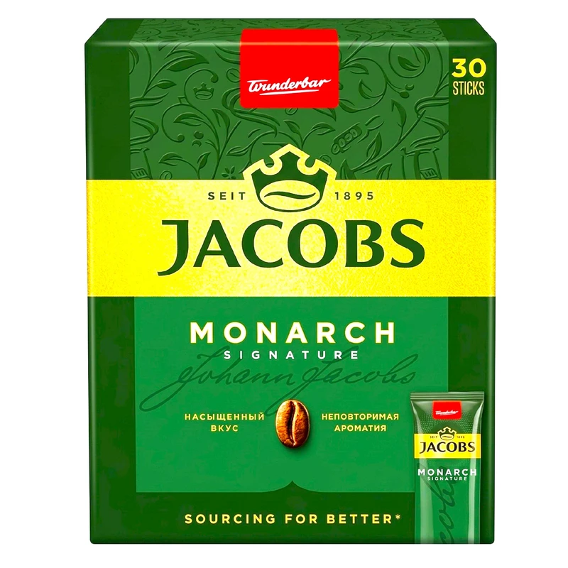 پودر قهوه فوری مونارک جاکوبز - 1.8 گرم بسته 30 عددی
