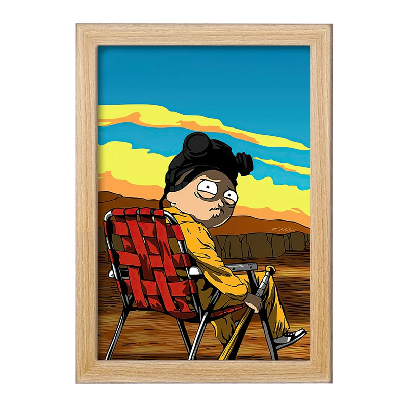 تابلو خندالو مدل انیمیشن ریک و مورتی Rick and Mort کد 26382