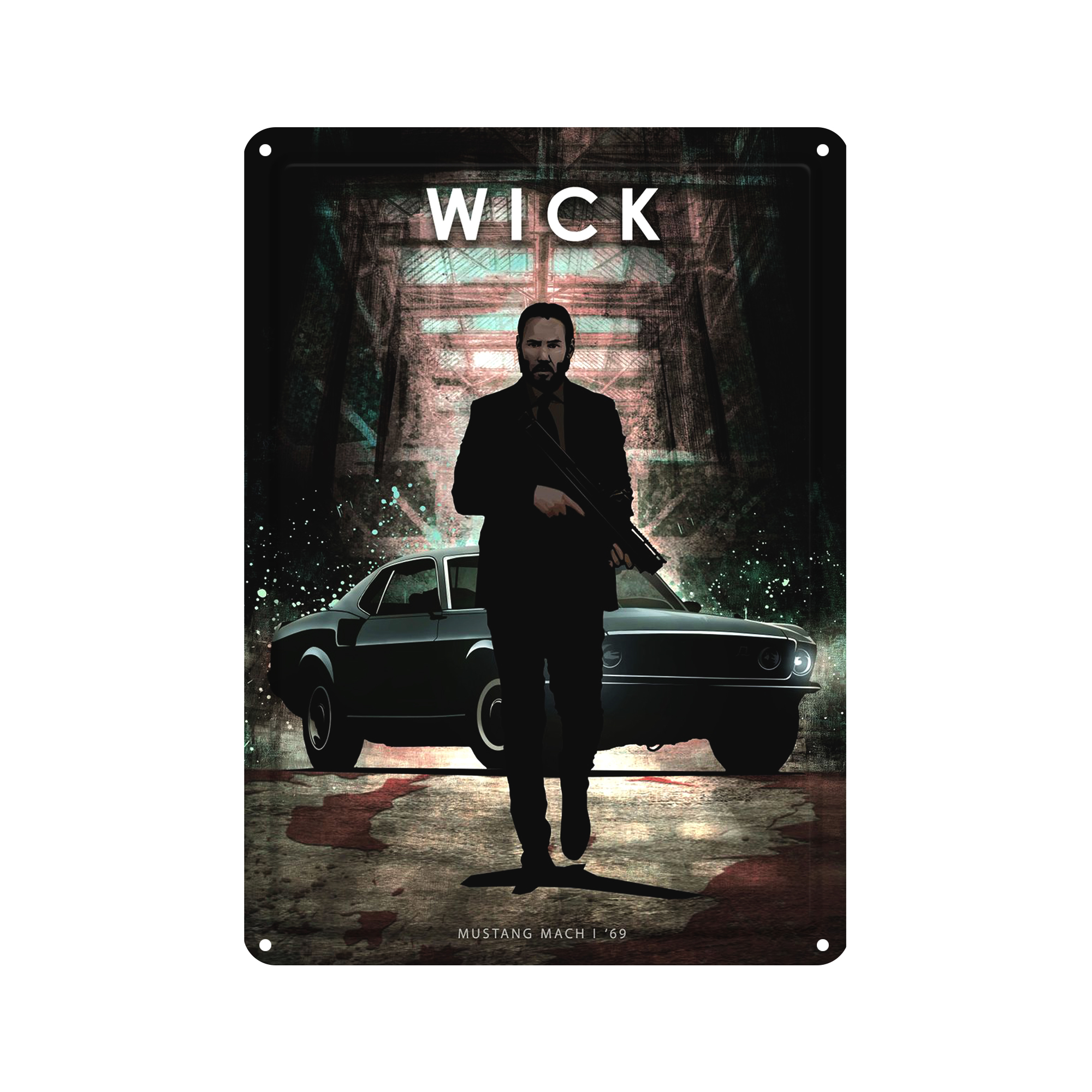 دیوارکوب مدل جان ویک کد s 1120 john wick 