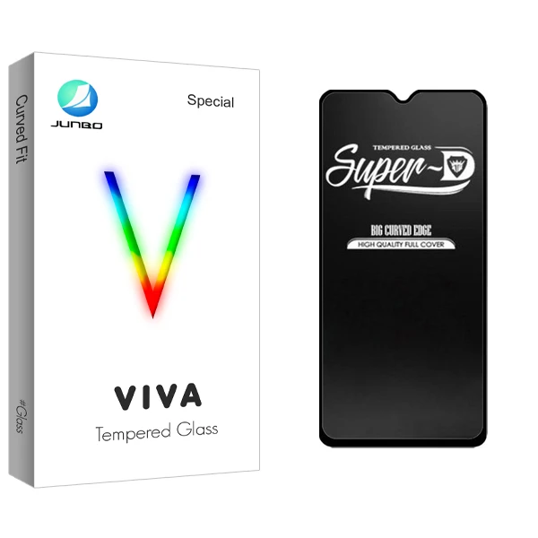 محافظ صفحه نمایش شیشه ای جانبو مدل Viva Glass Super-D مناسب برای گوشی موبایل شیائومی Note 8 2021