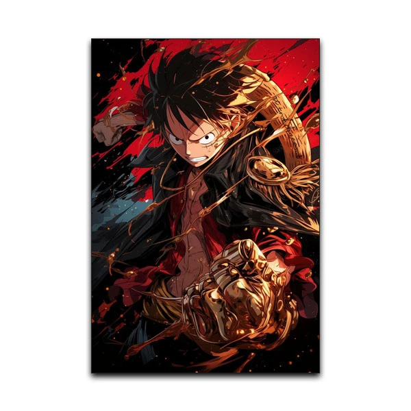 تابلو شاسی گوفی مدل لوفی انیمه وان پیس طرح One Piece Luffy کد RFD53