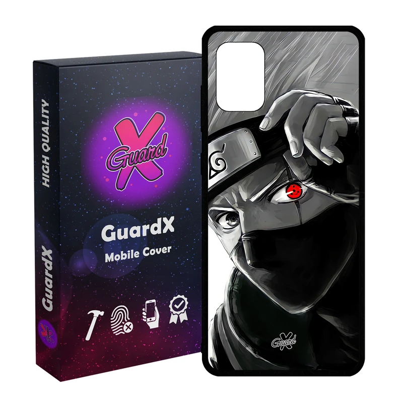 کاور گارد ایکس طرح Kakashi Anime مدل Glass10588 مناسب برای گوشی موبایل سامسونگ Galaxy A51 4G