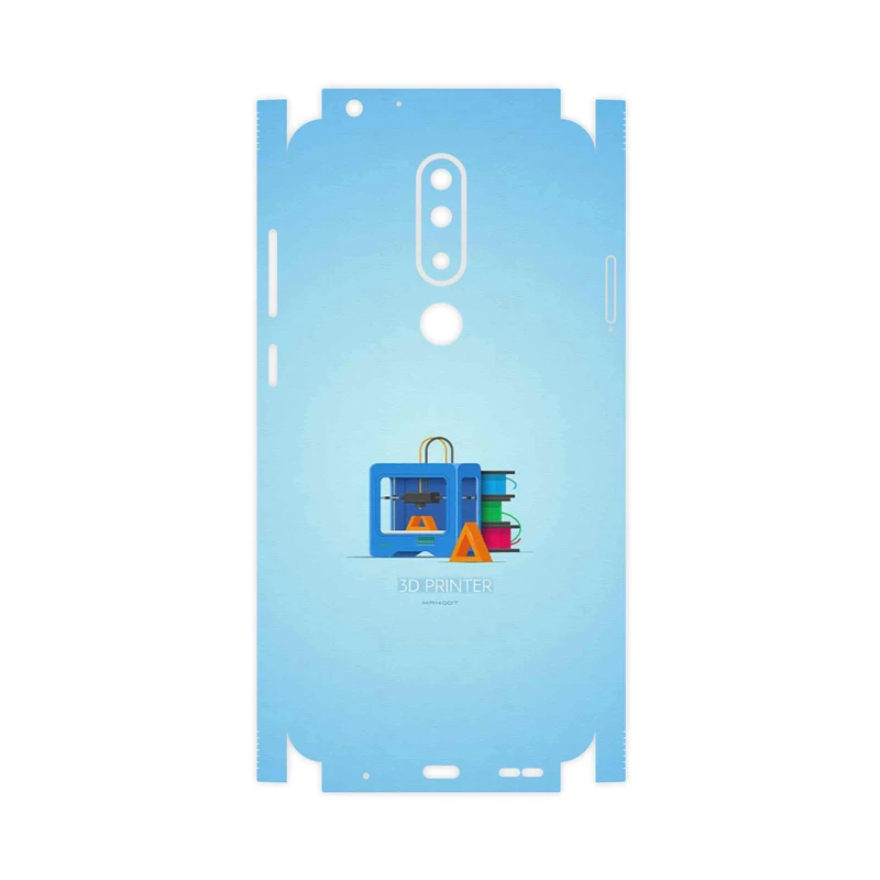 برچسب پوششی ماهوت مدل 3D Printer-FullSkin مناسب برای گوشی موبایل نوکیا 5.1 Plus