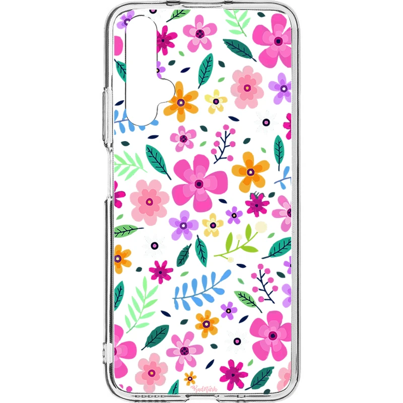 کاور طرح گل مناسب برای گوشی موبایل هوآوی Nova 5T / آنر 20