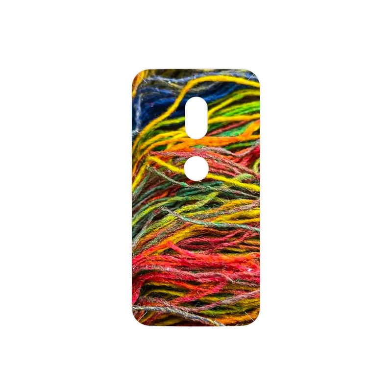 برچسب پوششی ماهوت مدل Fabric Texture 9 مناسب برای گوشی موبایل موتورولا Moto G4 Play