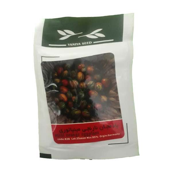 بذر بادمجان نارنجی مینیاتوری وانیا سید کد B38