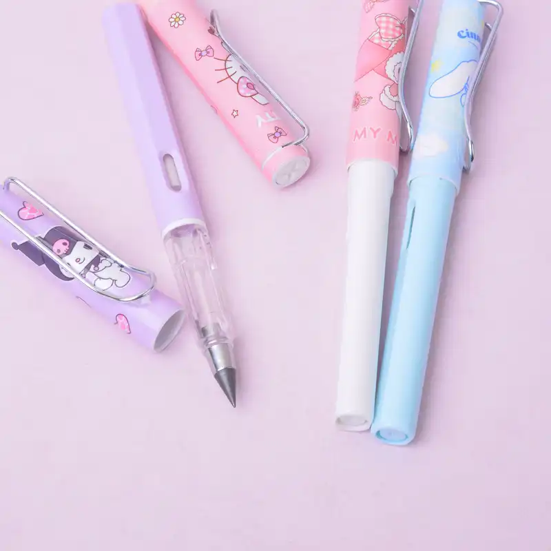 مداد مدل بینهایت پاک کن دار طرح ملودی و کرومی بسته 4 عددی