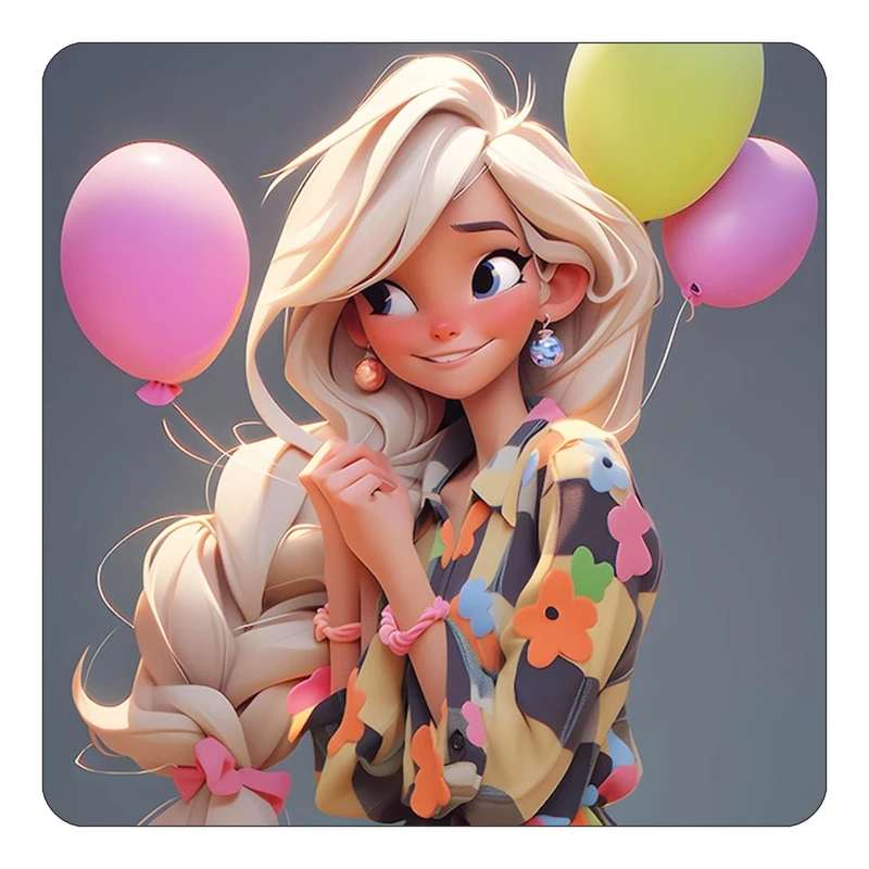 مگنت کاکتی طرح دختر مدل mp63530