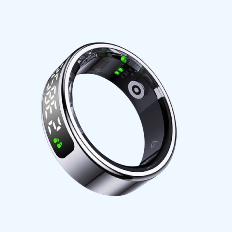 حلقه هوشمند اسمارت رینگ مدل Q11C رنگ استیل براق