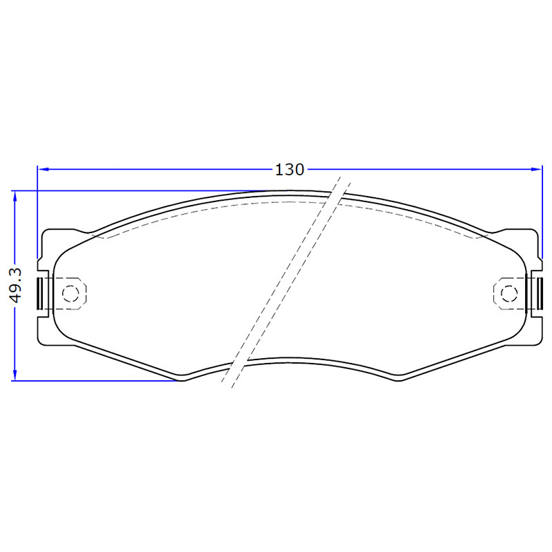 لنت ترمز جلو لنت پارس مدل 21099 مناسب برای سایپا ون کاروان