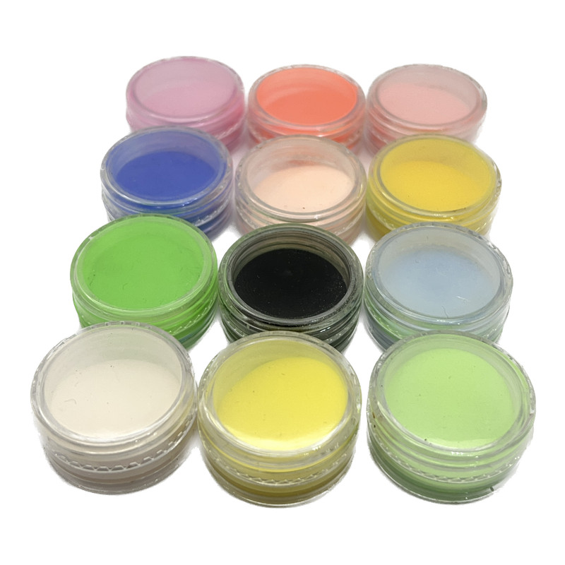 پودر لاک ناخن مدل N-12 مجموعه 12 عددی