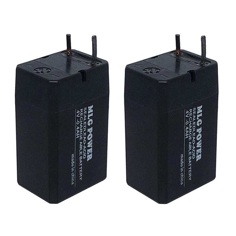 باتری سیلد اسید ام ال جی مدل TKML-400ma ظرفیت 0.4 آمپر ساعت بسته 2 عددی 