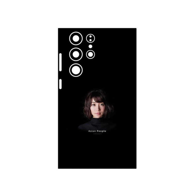 برچسب پوششی ماهوت مدل Portrait of an Asian Woman مناسب برای گوشی موبایل سامسونگ Galaxy S23 Ultra