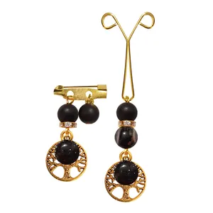 ست سنجاق سینه و گیره روسری کد PM473