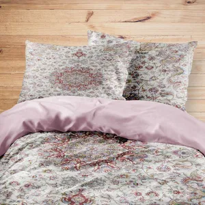 سرویس روتختی مدوپد طرح فرش تبریز مدل C-Tabriz05 یک نفره 4 تکه