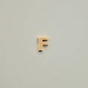 آویز گردنبند طلا 18 عیار زنانه مدل حرف F