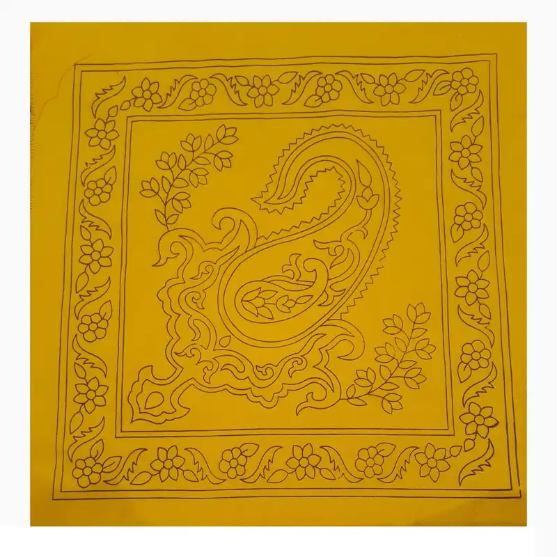 نقشه پته دوزی مدل بادام کد 003