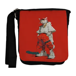 کیف رودوشی طرح گربه کد kidb130