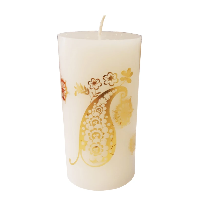 شمع طرح استوانه ای مدل C-12