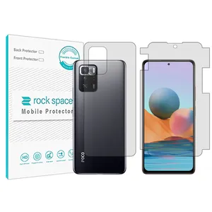 Rockspace transparent screen protector HyGEL model suitable for Xiaomi Poco X3 GT mobile phone with back protector