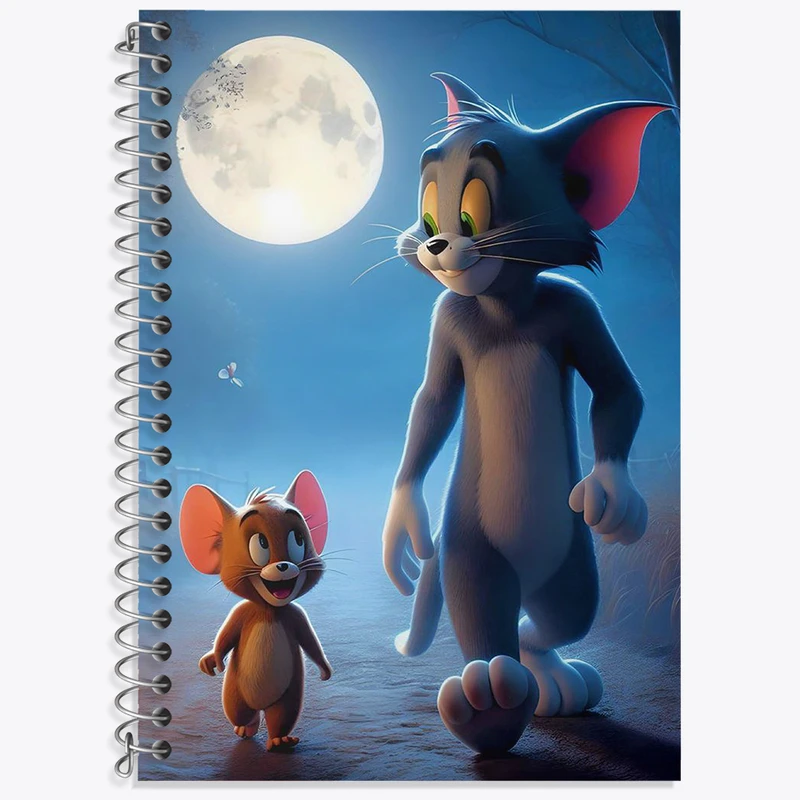 دفتر لغت 50 برگ خندالو طرح تام و جری کد N1982