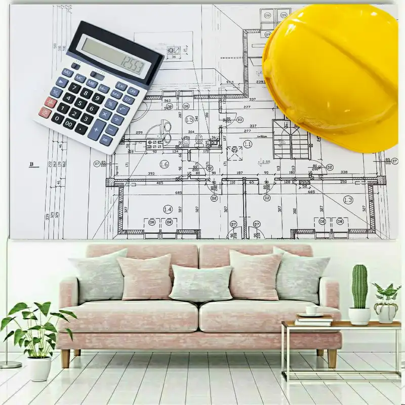 تابلو بوم طرح مهندسی ساختمان مدل SDB2807