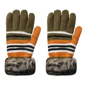 دستکش بافتنی زنانه مدل خزان LUXE_2022