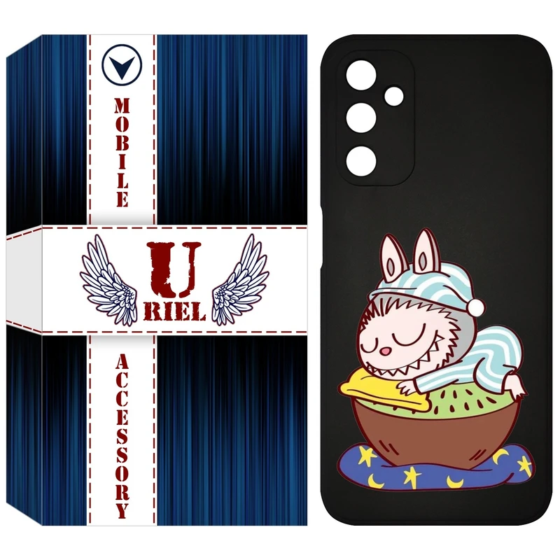 کاور یوریل قاب مدل KSH کد 127 طرح عروسک لبوبو مناسب برای گوشی موبایل سامسونگ Galaxy M14